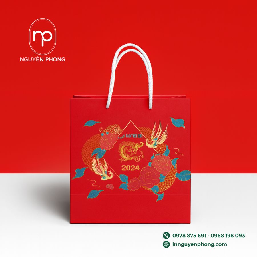 In túi giấy đựng quà tết tại TPHCM giá rẻ